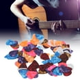 thumbnail image 4 of Guitar Picks, Ensemble de Pics Colorés en Matériau Celluloïdal Fournitures d'Instruments de Musique Apparence Colorée pour Acoustique pour Guitares Électriques 0.46mm,0.71mm,0.96mm, 4 of 8