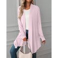 thumbnail image 6 of Alsol Lamesa Womens Essential Cardigans Raglan Sleeve Open Front Kimono Maxi Long Knitted Cardigan Sweater for Women Female, 6 of 6