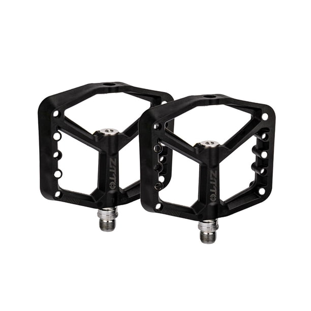 Advancent ZTTO 1 par de picos de eje de acero de pedal plano de bicicleta pines reemplazables de color sólido pedales de bicicleta de superficie Ciclismo Negro