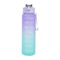 thumbnail image 3 of AuroraX Running Water Bottle Gym Water Bottle with Time Marker,Small Plastic Sport Reusable 24 oz Water Bottles,Water Cup Purple, 3 of 3