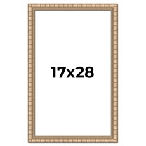 17x28 Frame Silver Real Wood Picture Frame Width 1.5 inches | Interior Frame Depth 0.5 inches |
