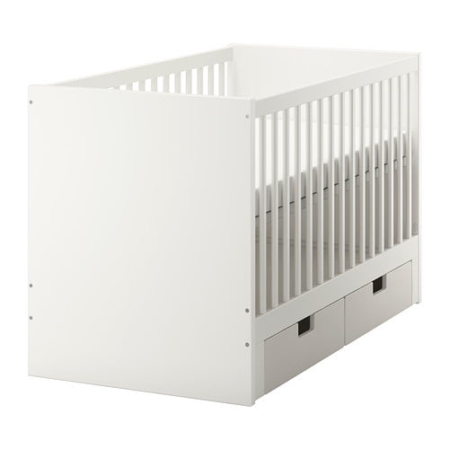 Ikea Crib With Drawers White 162020 8232 210 Walmart Com