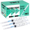 thumbnail image 1 of Jeringa desechable YNCY de 3 ml con aguja, 23 Ga, 1 cm, paquete de 50, 1 of 5