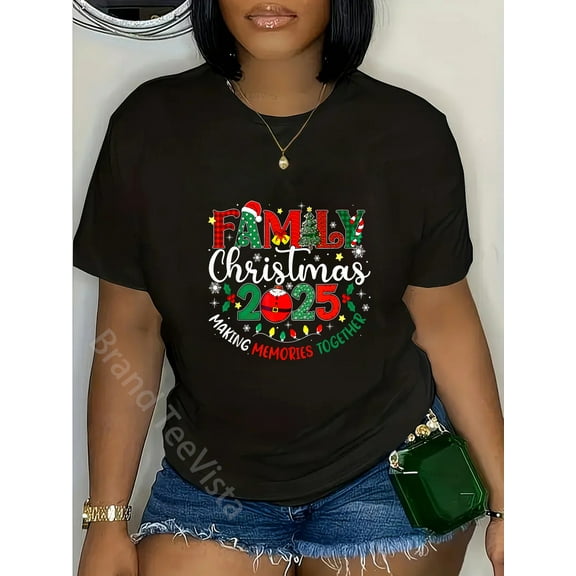 Family Christmas 2025 Making Memories Together Matching T-Shirt