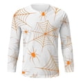 thumbnail image 4 of LUOGENLI T-shirts pour Homme pour Hommes T-Shirt Imprimé pour Homme T-Shirt à Manches Longues Col Ras du Cou Haut T-Shirt T-shirts pour Hommes T-shirts Graphiques T-shirts de Pêche Vêtements d'Été 4xlt T-shirts pour Hommes T-shirts Graphiques Saint-Valentin Blanc G, 4 of 5
