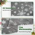 thumbnail image 5 of Christmas Blanket Silver Snowflake Christmas Throw Blanket, Snowflake Christmas Blankets and Throws Soft Warm Flannel Christmas Throw Blankets for Couch, Bed, Sofa, 50 x 60 Inches, Silver, 5 of 6