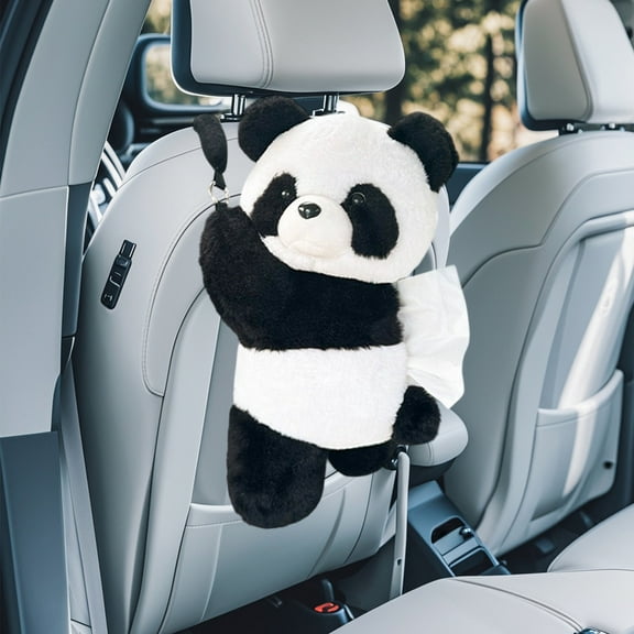 Home Storage - Car Tissue Box Chair Back Hanging Tissue Box Plushs Pandas Tissue Box Hanging Tissue Box Suitable For Car Office Gifts For Mates Storage