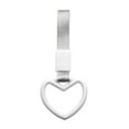thumbnail image 4 of Almencla White New Heart Hang Circle Interior Handle Strap Charm Hook, 4 of 7