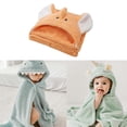 thumbnail image 2 of Soft Baby Hooded Bath Towel Sleepwear for Baby Toddler Newborn Ultra-Absorbent Cartoon Quick-Drying Bathrobe Blanket, 2 of 4