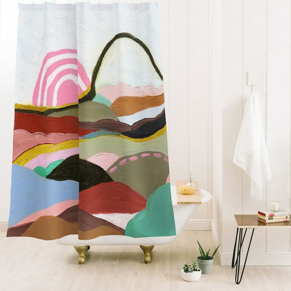 Society6 Laura Fedorowicz Steady Wandering Shower Curtain 71" x 74"