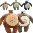 thumbnail image 1 of Almohada de peluche con forma de oso de peluche para niños mayores de 4 años, 1 of 5