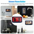 thumbnail image 3 of Waterproof Wall-Mounted Cell Phone Holder Case with Touch Screen for Bathroom Shower, 3 of 9