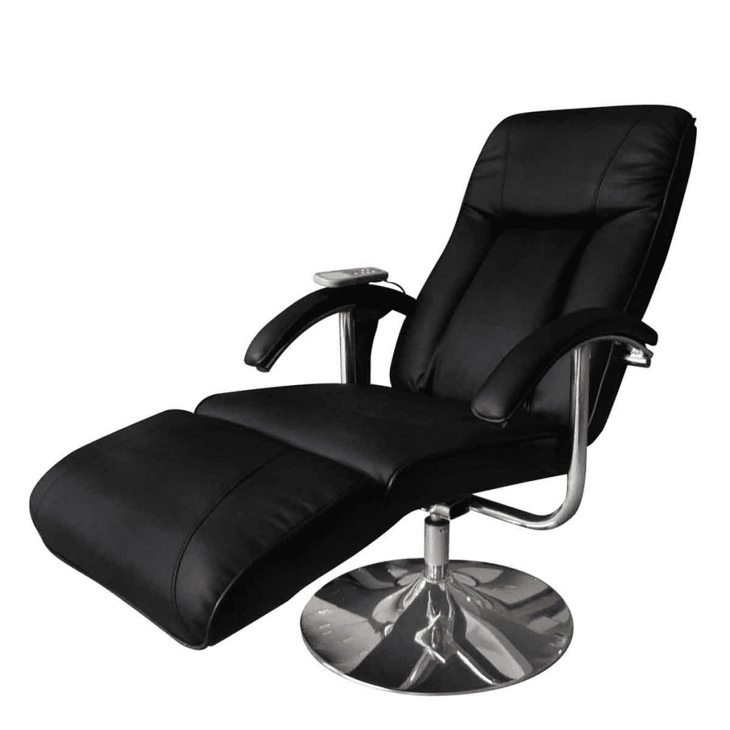 Vidaxl Black Electric Tv Recliner Massage Chair Walmart Com Walmart Com