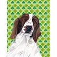 thumbnail image 1 of 15 x 15 In. Welsh Springer Spaniel St. Patricks Day Shamrock Flag Garden, 1 of 1