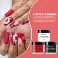 thumbnail image 4 of Morovan Acrylic Nail Kit 3 Colors Acrylic Powder and Liquid Set with Nail Forms Acrylic Brush, 4 of 7