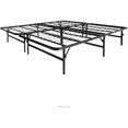 Lucid Foldable Metal Platform Bed Frame and Mattress Foundation