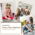 thumbnail image 7 of Japanese Futon Floor Mattress, 3 '' Thicken Futon, Portable & Foldable Tatami Mat for Camping Dormitory Yoga Sleep Nap Meditation, 7 of 7
