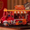 thumbnail image 4 of Paquete de 5 tarjetas emergentes YONGSHENG de Halloween regalo de camión de calabaza, 4 of 5