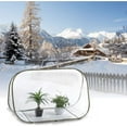 thumbnail image 4 of Refugio de jardín compacto y emergente, miniinvernadero portátil de 90 x 52 x 62 cm con soporte de acero, protección de plantas durante todo el año para jardinería interior y exterior, material, 4 of 6