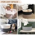 thumbnail image 5 of UniMall Large Storage Baskets for Organizing, 21.7 x 13.8 Blanket Basket Living Room Dog Toy Bin, Woven Laundry Basket for Dirty Clothes, Pillows, Towel, 90L Mix Black, 5 of 14