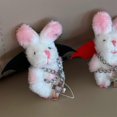 thumbnail image 1 of Stylish Black Pair Figurine Hangings Youthful Pair Ornament Hangings for Keys and Car Comfortable Keychain Pendant Red, 1 of 4