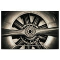 thumbnail image 2 of Empire Art Direct Plane Propeller Frameless Free Floating Tempered Glass Panel Graphic Wall Art, 48" x 32" x 0.2", Ready to Hang, 2 of 5