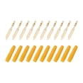 thumbnail image 4 of Conectores tipo banana de seguridad aislados, 10 piezas de conectores tipo banana, conector macho dorado, conectores tipo banana con carcasa, diseño exquisito, 4 of 12