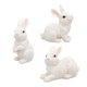 thumbnail image 2 of Estatuilla de conejo de Pascua, adorno en miniatura, 3 uds., impermeable, decorativo, hecho a mano, accesorio de paisajismo para decoración exterior d, 2 of 8
