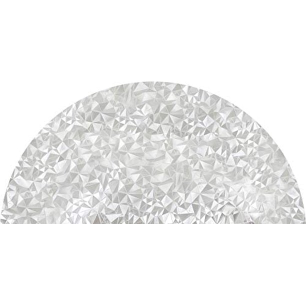 Precut Modern Mosaic Arched Window Film Shade, Self Adhesive Static