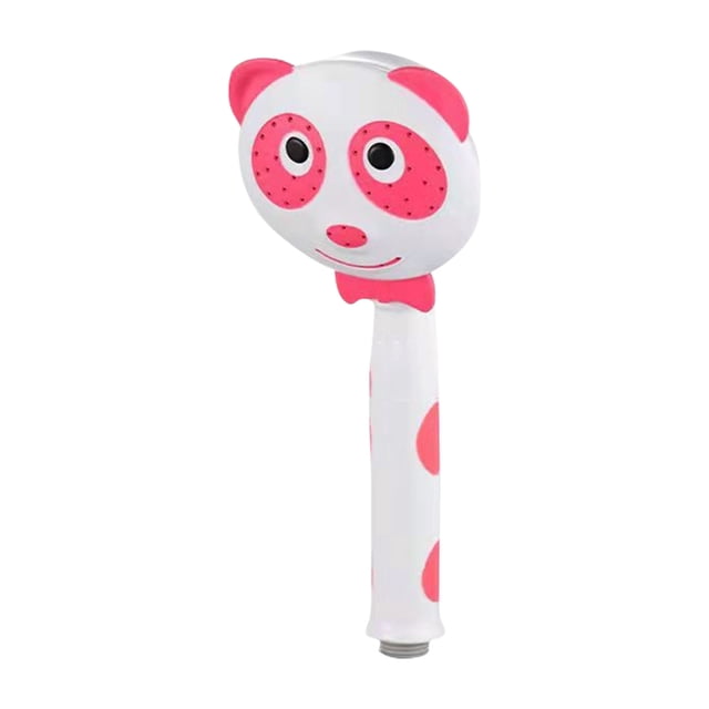 Mom's Best Cabezal de ducha de baño Panda Toys, fácil control del flujo de agua