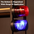 Magnetic Rotating Beacon Light with Sound Effects, Red & Blue Flashing ...