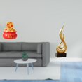thumbnail image 2 of Escultura de escritorio,Estatua de la Cuenca del Tesoro,regalo de cumpleaños de Feng Shui,Escultura abstracta de fuego,Estatua de arte abstracto para decoración del hogar,Escultura de fuego, 2 of 8