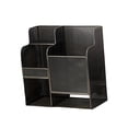 thumbnail image 3 of DYNWAVECA Yoga Mat Storage Rack Garage Organizer for Kettlebells Soccer Tennis Rackets Black, 3 of 10