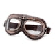 thumbnail image 1 of 1 pcs Transparent Lenses Retro Glasses (brown frame), 1 of 4