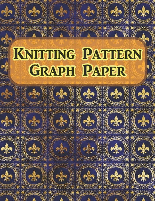 Knitting Pattern Graph Paper 120 Pages, 45 Ratio Graph Paper, 8.5" X