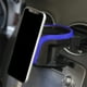 thumbnail image 1 of Portavasos para coche con soporte magnético para teléfono | Portavasos ajustable con 3 ganchos | Organizador multifuncional para ventilación | Plateado o azul, 1 of 6