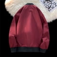 thumbnail image 2 of Chaqueta de béisbol urbana de Hip Hop para hombre, abrigo extragrande de otoño, uniforme universitario para parejas, chaquetas holgadas de estilo Punk universitario, 2 of 5