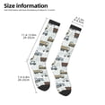 thumbnail image 5 of Easygdp Tractor and Dumper Soccer Socks Sport Knee High Socks Calf Compression Athletic Socks for Men and Women, 5 of 9