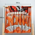 thumbnail image 2 of Football City Style Travel Blanket Gifts for Men Women Boy Decor Sofa Bed, Soft Cozy Sofa Bed Blanket for Football Fans Gifts 60" X 50", 2 of 6