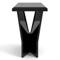 thumbnail image 3 of Furniture of America Avens Contemporary Wood Geometric Sofa Table in Black, 3 of 4