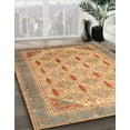 thumbnail image 2 of Ahgly Company Indoor Rectangle Abstract Chocolate Brown Abstract Area Rugs, 2' x 3', 2 of 6