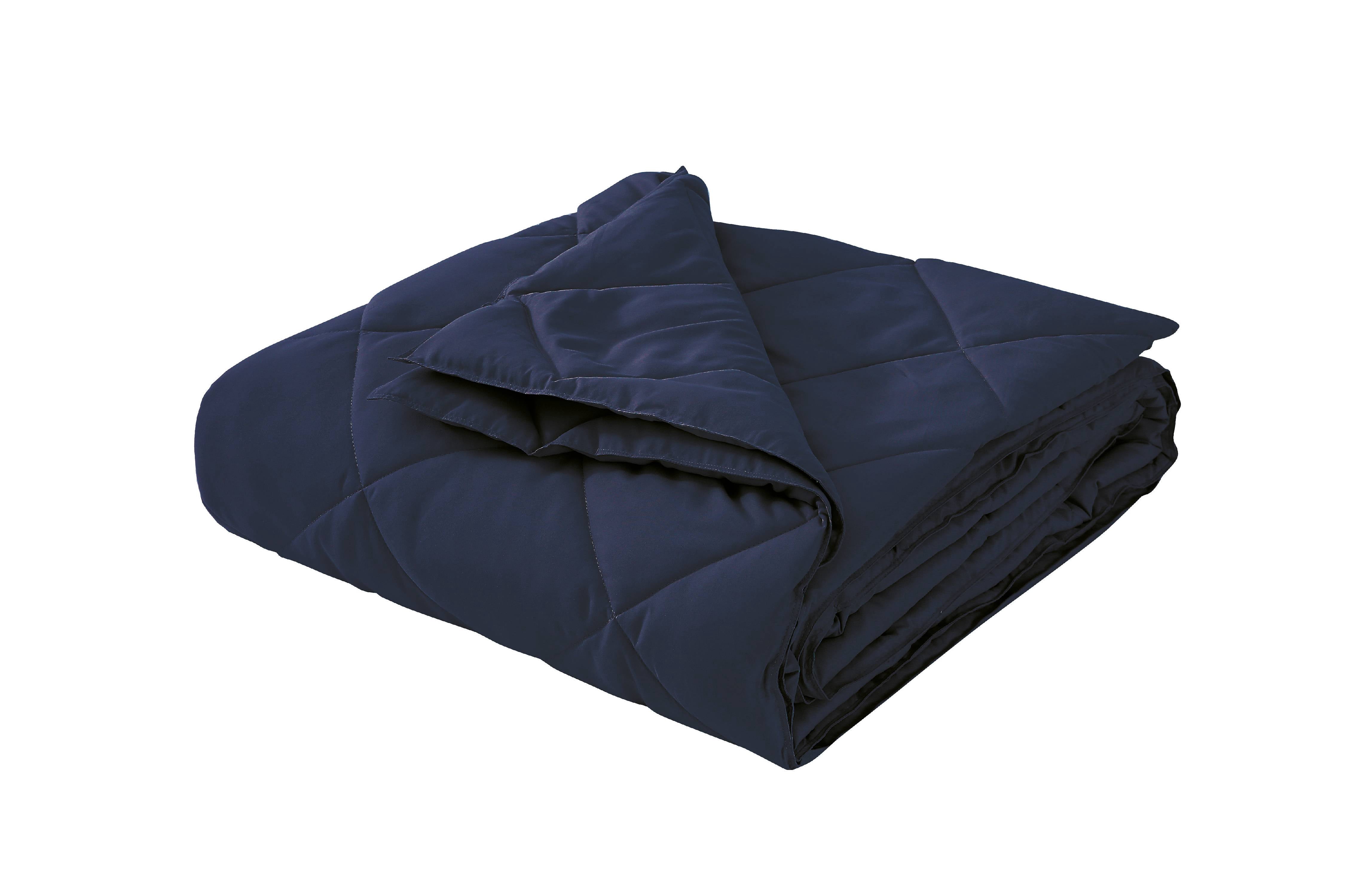 St. James Home Soft Cover Nano Feather Filled Blanket, Peacoat, King