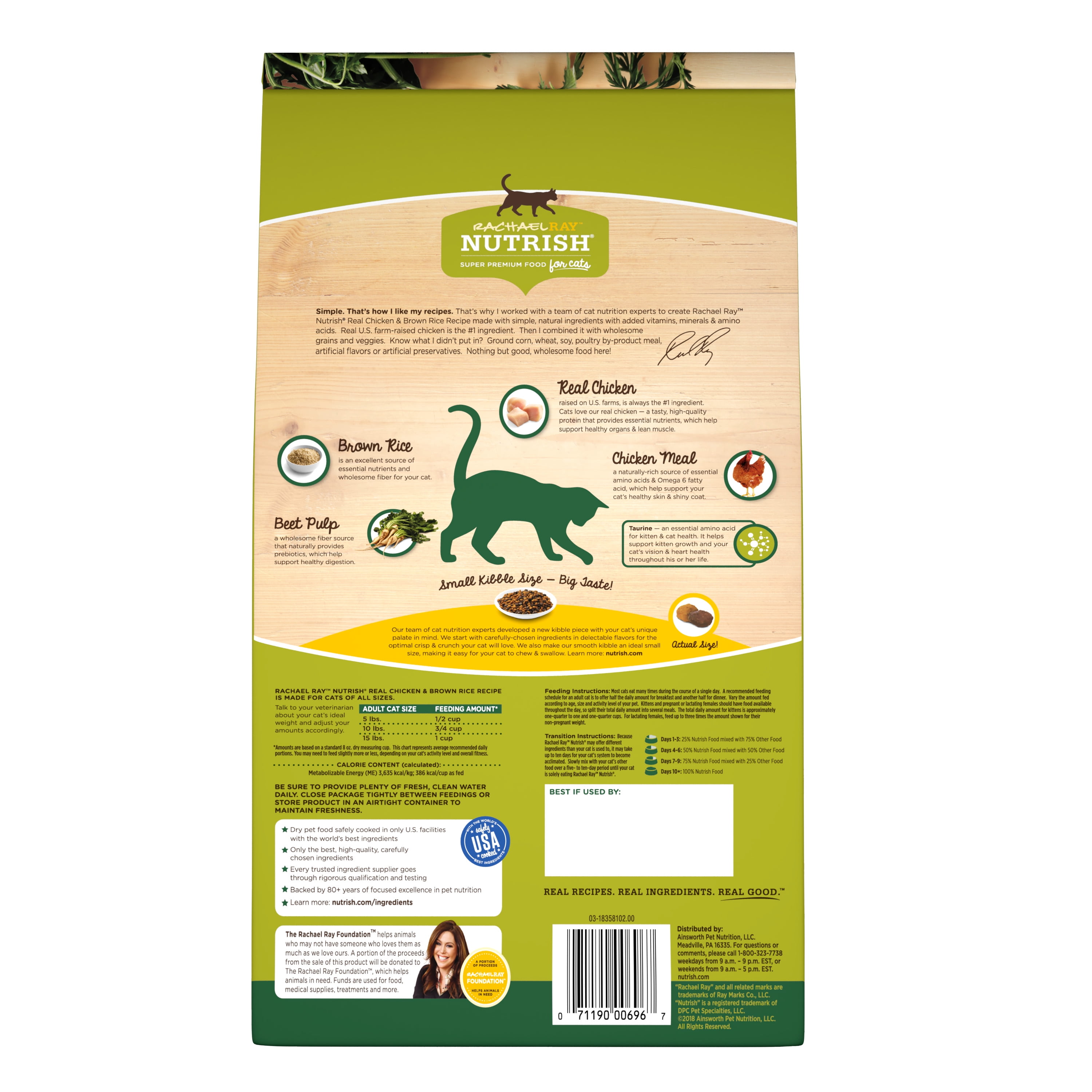 rachael ray hairball cat food