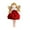 B_Red, variant on Bwiyojiz Christmas Decorations Decoration Supplies Cloth Decorative Pendant Mesh Gauze Skirt Girl Cute Hanging Piece Tree Small, Gifts for Family, Green