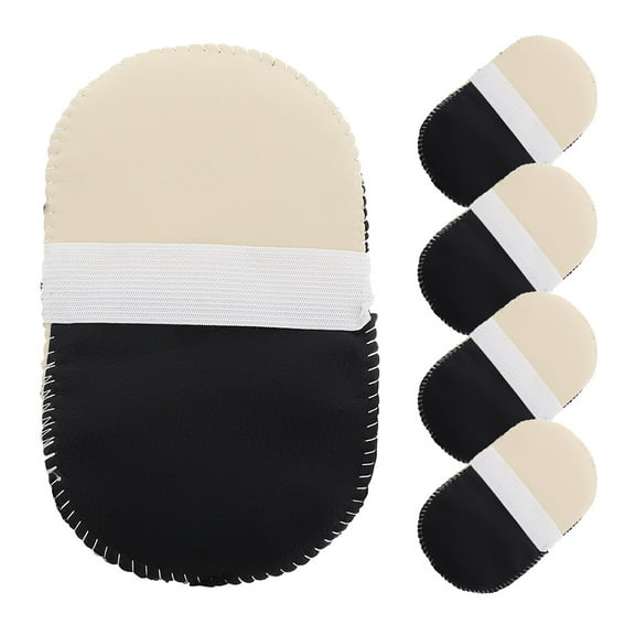 unbranded 5 Pcs Gloves Multi-functional Polish Boxes with Lids Cleaning Shoes Handles Black