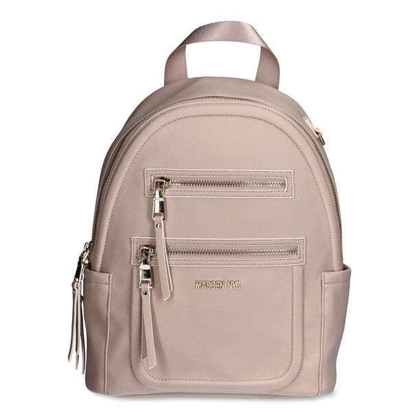 black and brown mini backpack Crownsport Black 90s Mini Backpack Brown Suede Accents