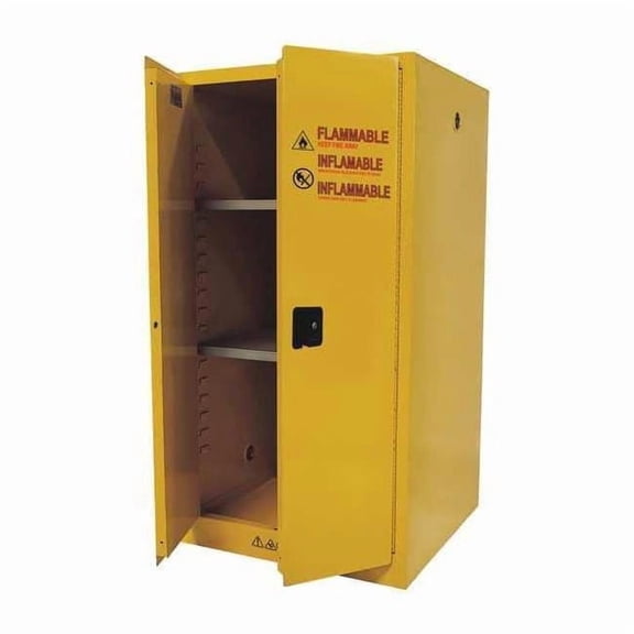 Condor HazmatStorageCabinet,Yellow,Steel 42X502