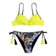 thumbnail image 1 of Traje de baño dividido de bikini sin espalda estampado con aro cómodo para mujer con almohadilla en el pecho OAVQHLG3B Store lin121212, 1 of 4