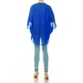 thumbnail image 3 of MOA Collection Women's Loose Fit 3/4 Sleeves Kimono Style Cover Up Solid Cardigan, 3 of 6
