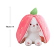 thumbnail image 4 of Juguete Fresa Conejito Reversible 18CM Con Almohada Regalo Pascua, 4 of 8